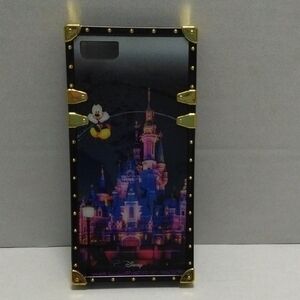Disney Mickey Mouse Castle iPhone 7 Phone Case‎ - Black and Gold